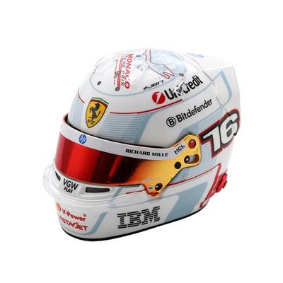 1:5 MINI HELMET CHARLES LECLERC 2025 MONACO GP