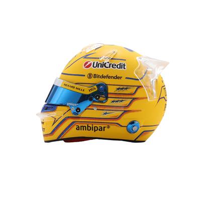 1:5 MINI HELMET LEWIS HAMILTON 2025 MIAMI GP