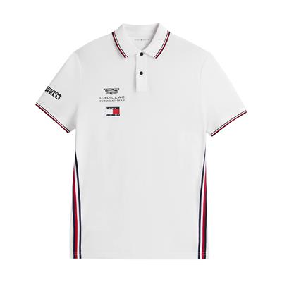 CADILLAC MENS POLO WHITE 2026