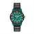 AMF1 WATCH PODIUM GREEN DIAL BLACK SILICONE