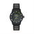 AMF1 WATCH BLACK DIAL BLACK SILICONE STRAP
