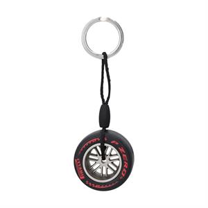 PIRELLI TYRE KEYRING RED