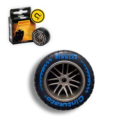 PIRELLI TYRE MAGNET BLUE