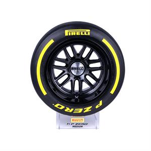 PIRELLI 1/2 WIND TUNNEL TYRE YELLOW