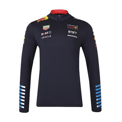 RED BULL TEAM 1/4 ZIP MIDLAYER NIGHT SKY