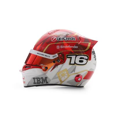 1:5 MINI HELMET CHARLES LECLERC 2025 LAS VEGAS GP