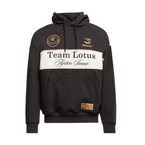 SENNA X LOTUS OVERSIZE PULLOVER HOODIE BLACK